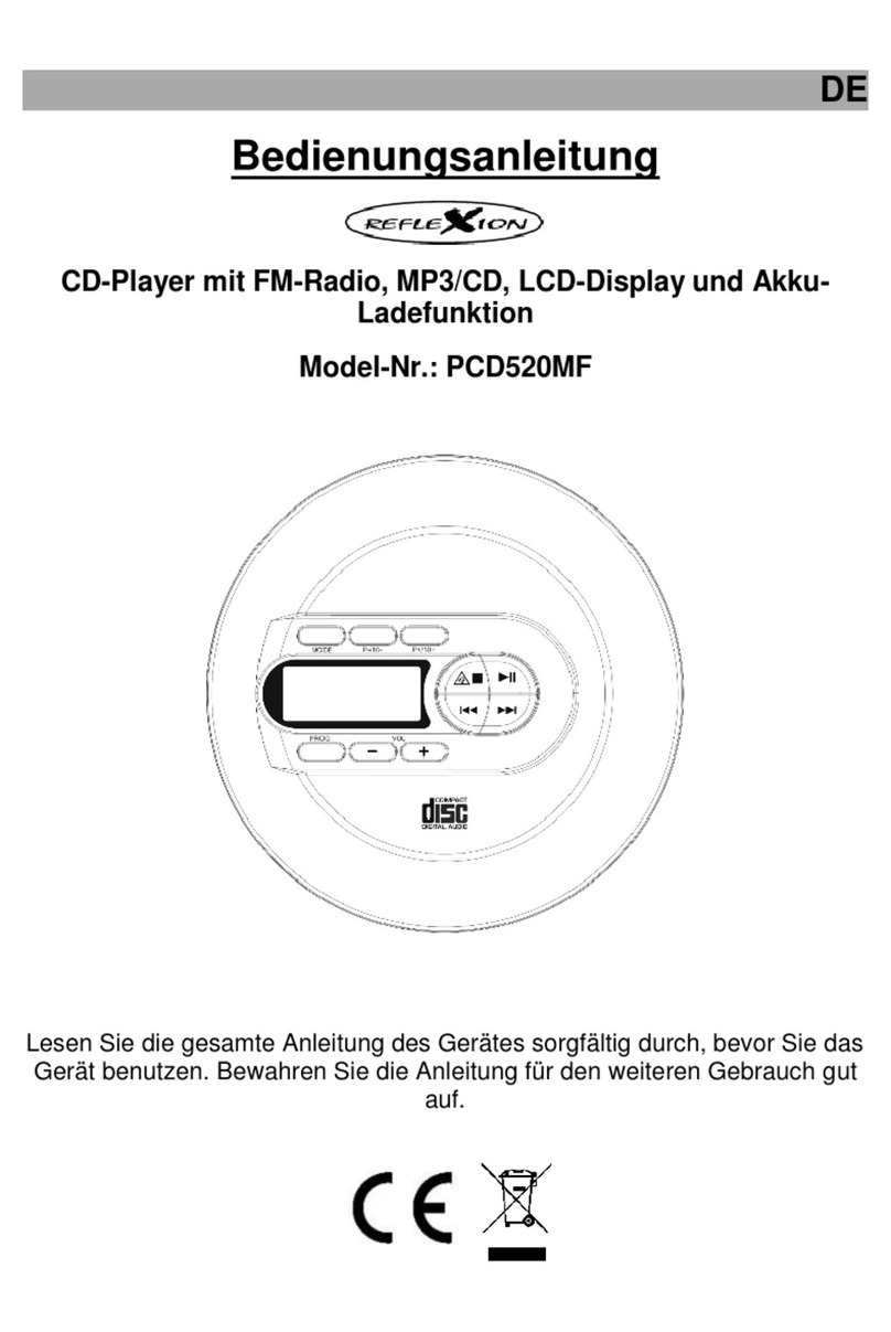 Reflexion PCD520MF user manual