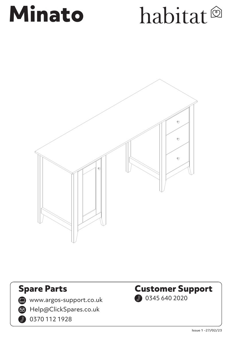 Habitat Minato 320/1662 User manual Habitat Minato 320/1662 User manual