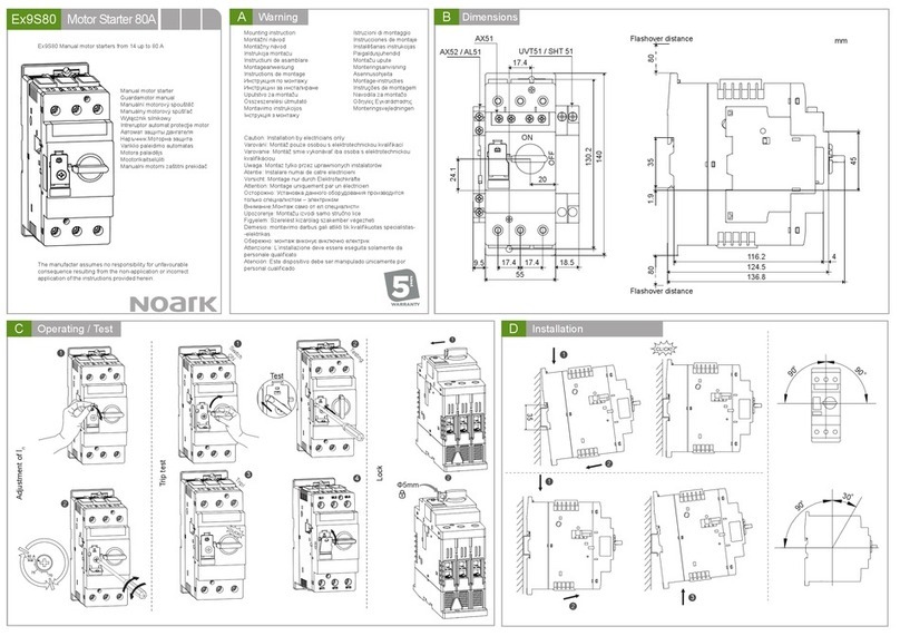 Noark Ex9S80 manual