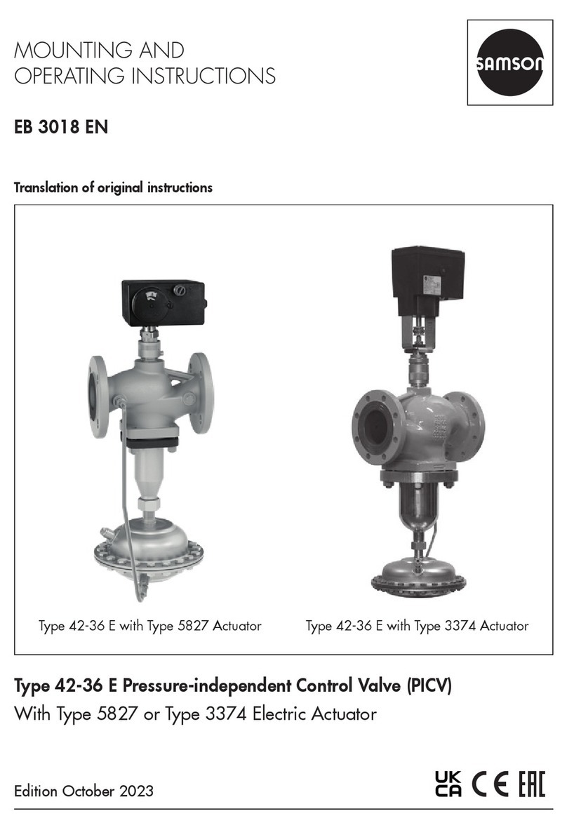 Samson 42-36 E Service manual