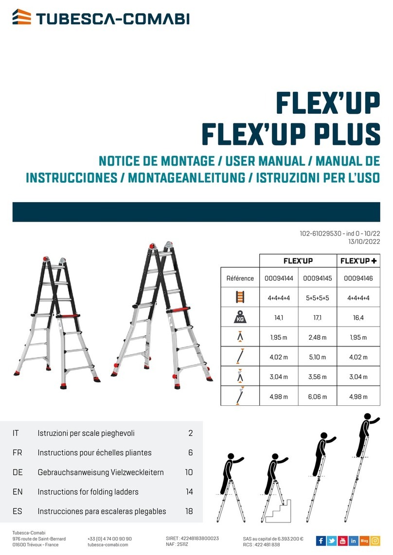 TUBESCA-COMABI FLEX'UP user manual
