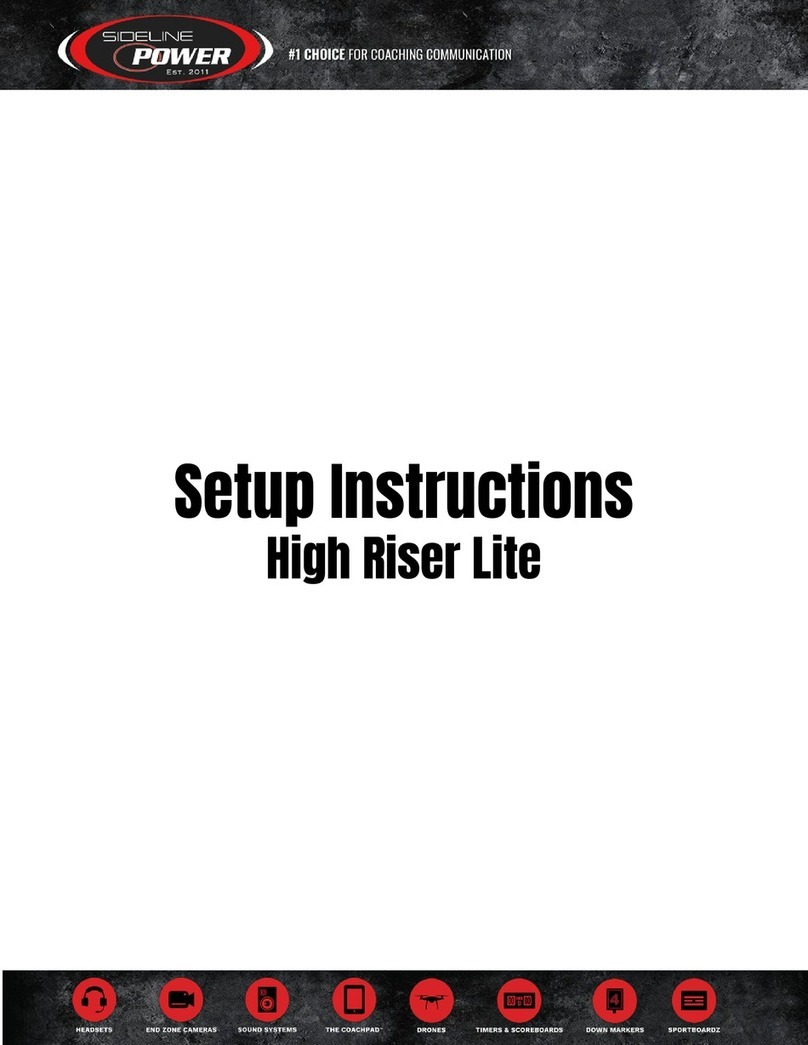 Sideline Power High Riser Lite Setup instructions
