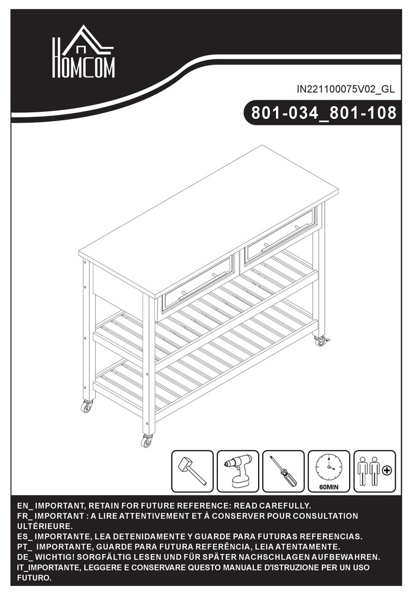 HOMCOM 801-034 User manual HOMCOM 801-034 User manual