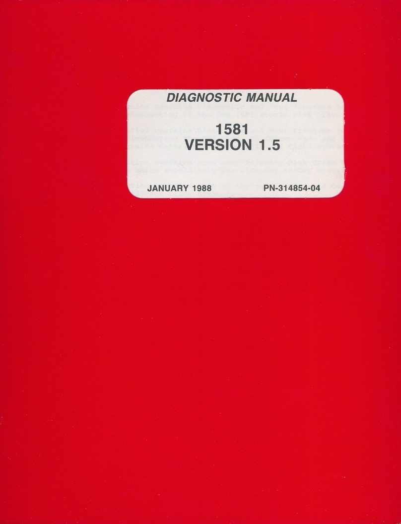 Commodore 1581 Diagnostic manual