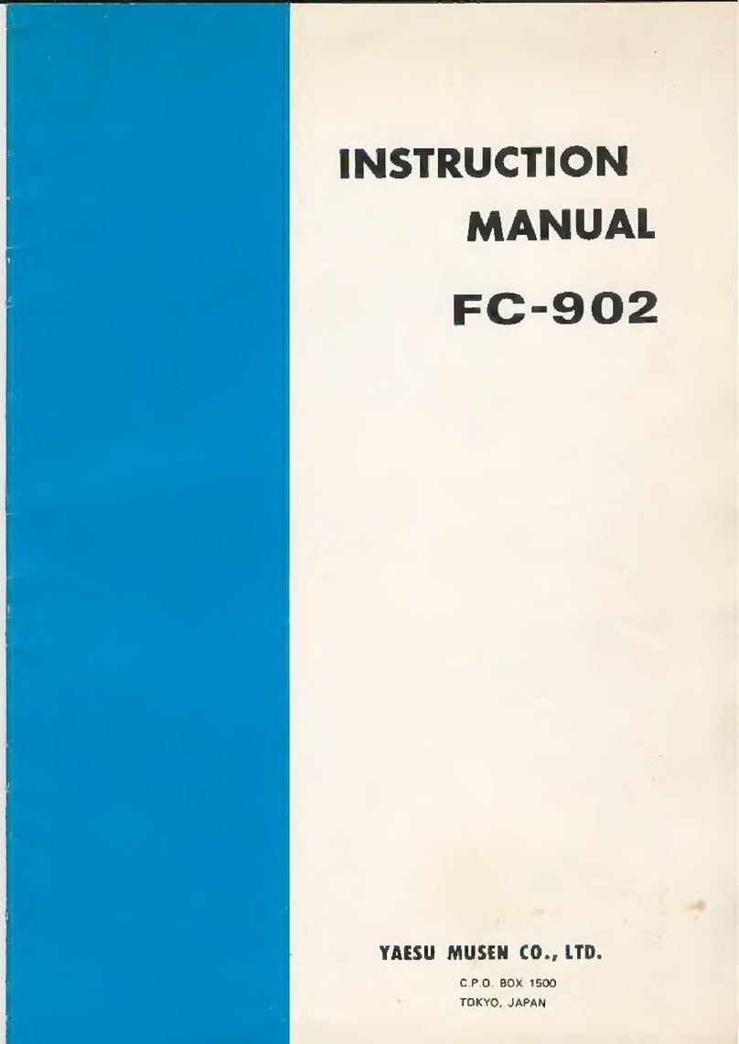 Yaesu FC-902 User manual