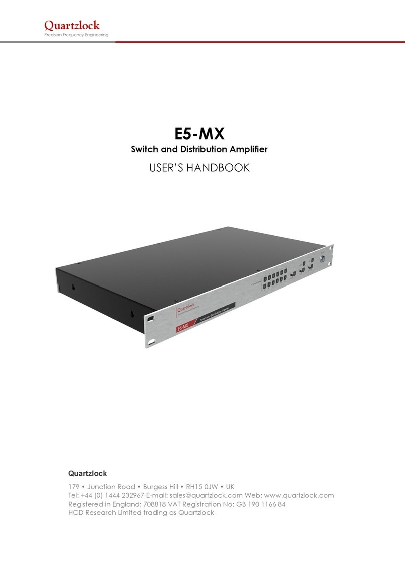Quartzlock E5-MX Instruction Manual