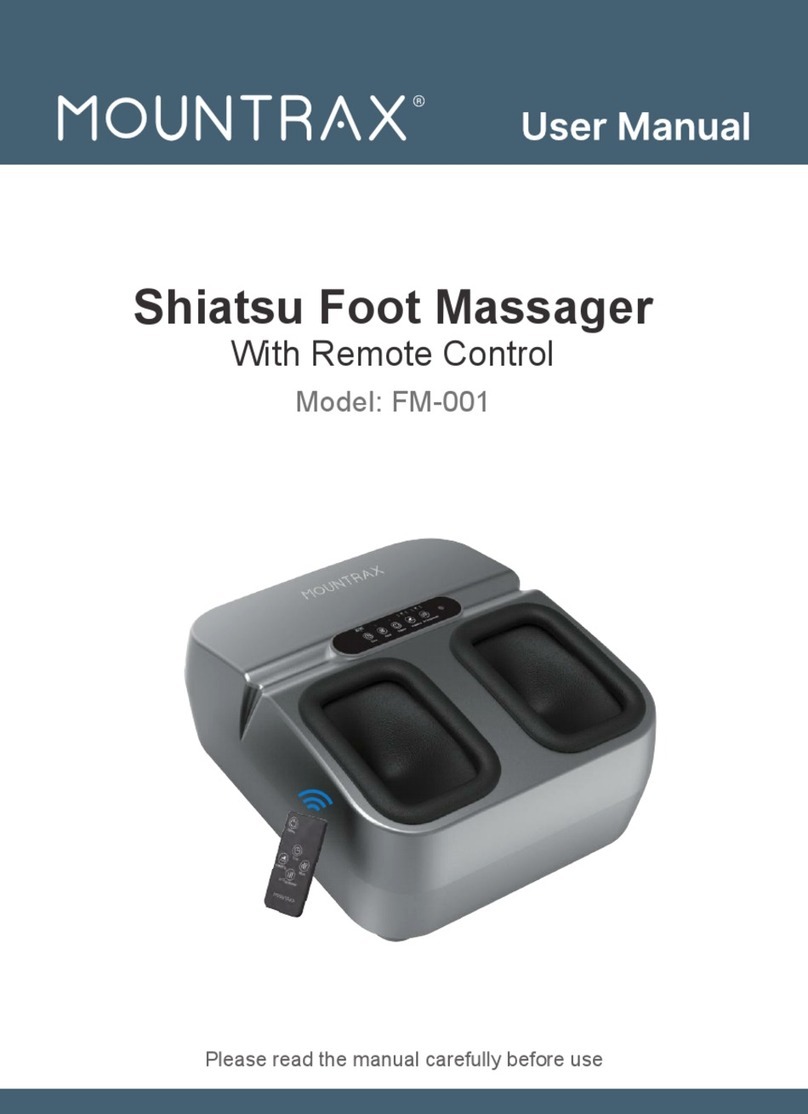 MOUNTRAX Shiatsu FM-001 User manual