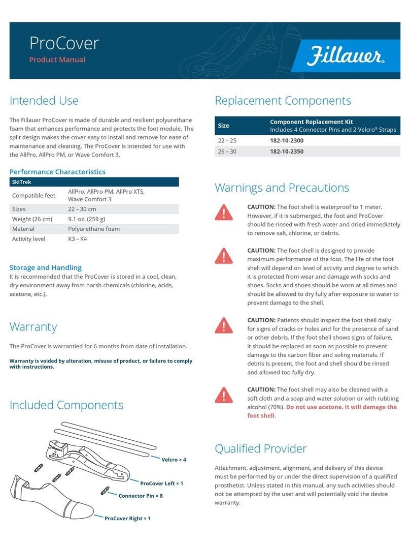 Fillauer ProCover product manual