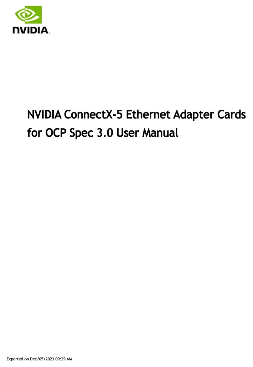 Nvidia Mellanox ConnectX-5 user manual