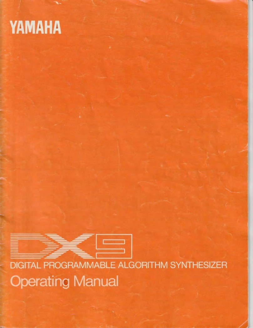 Yamaha DX9 operating manual
