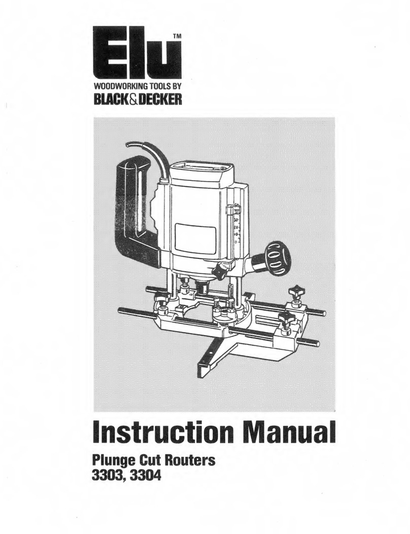 Black & Decker Elu 3303 instruction manual