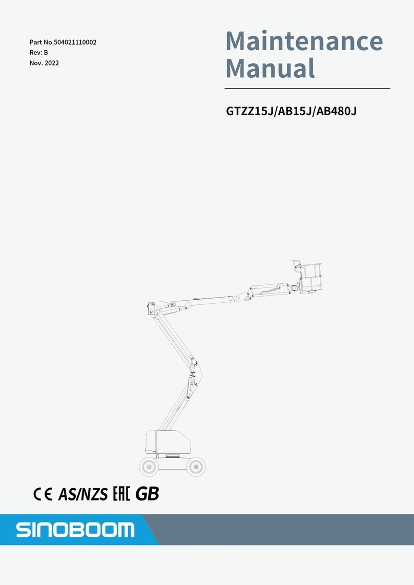 Sinoboom GTZZ15J Maintenance manual