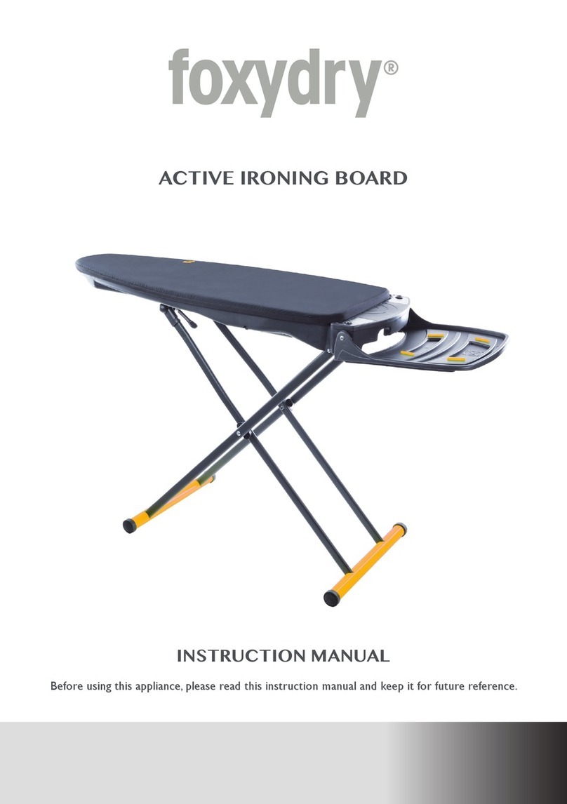 Foxydry ACTIVE IRONING BOARD instruction manual