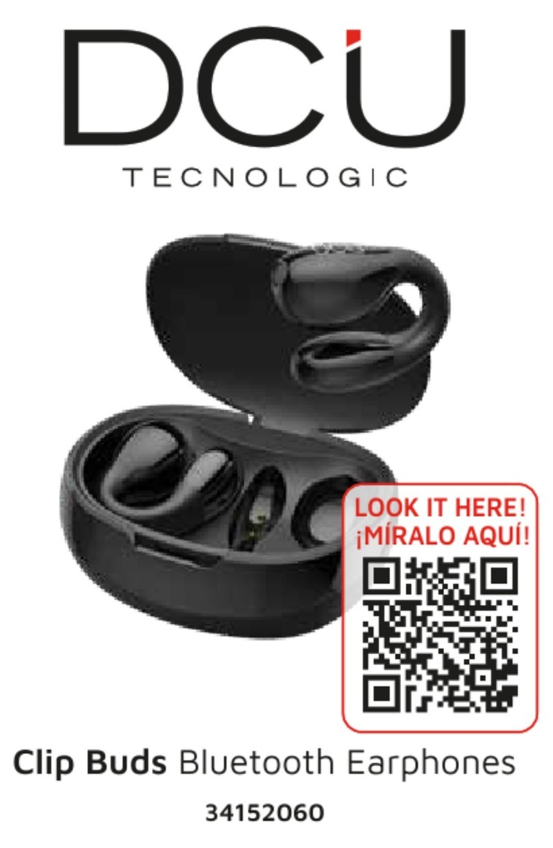 DCU Tecnologic Clip Buds user manual