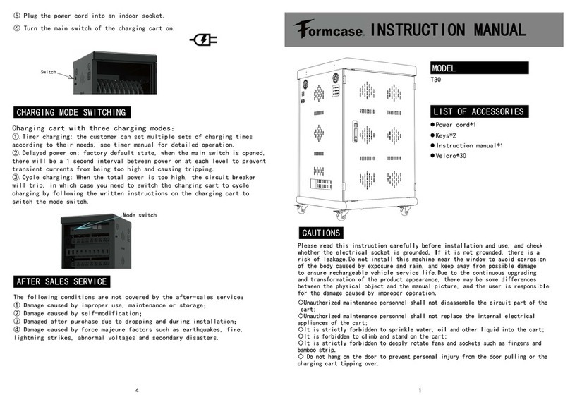 Formcase TransformerCart T30 instruction manual