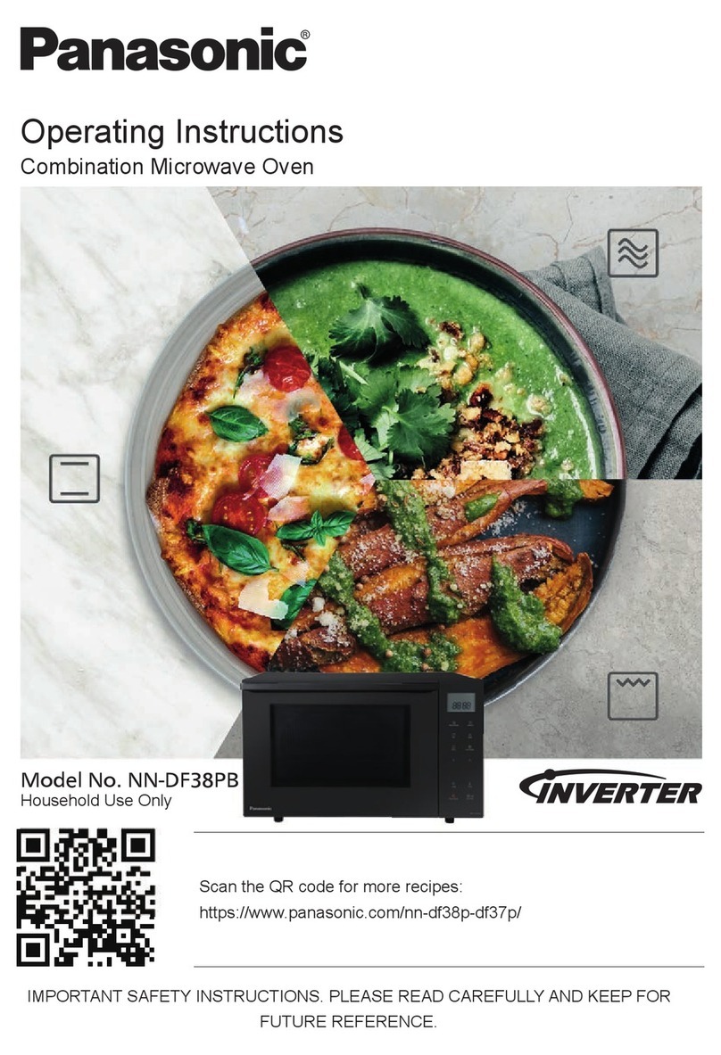 Panasonic NN-DF38PB operating instructions