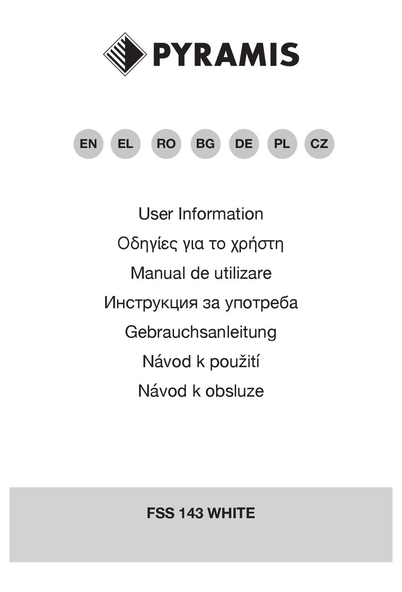 Pyramis FSS 143 WHITE Operation manual