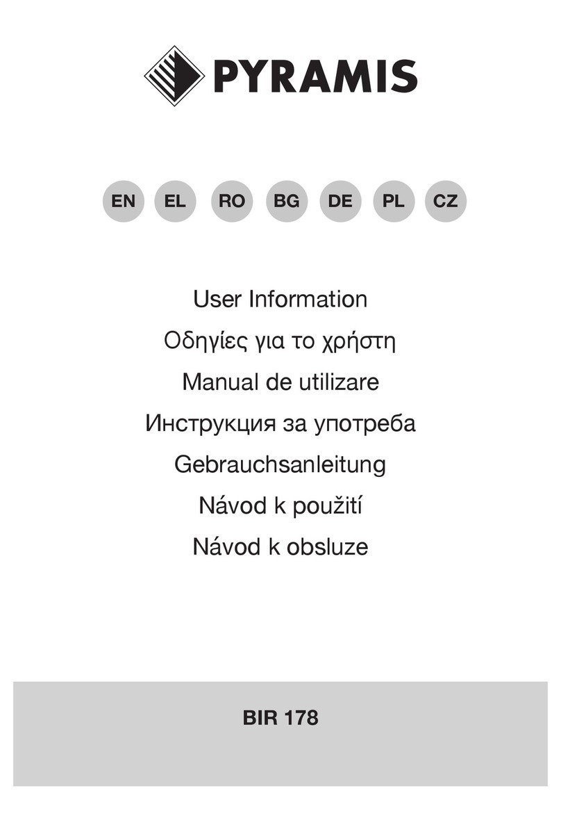Pyramis BIR 178 Operation manual