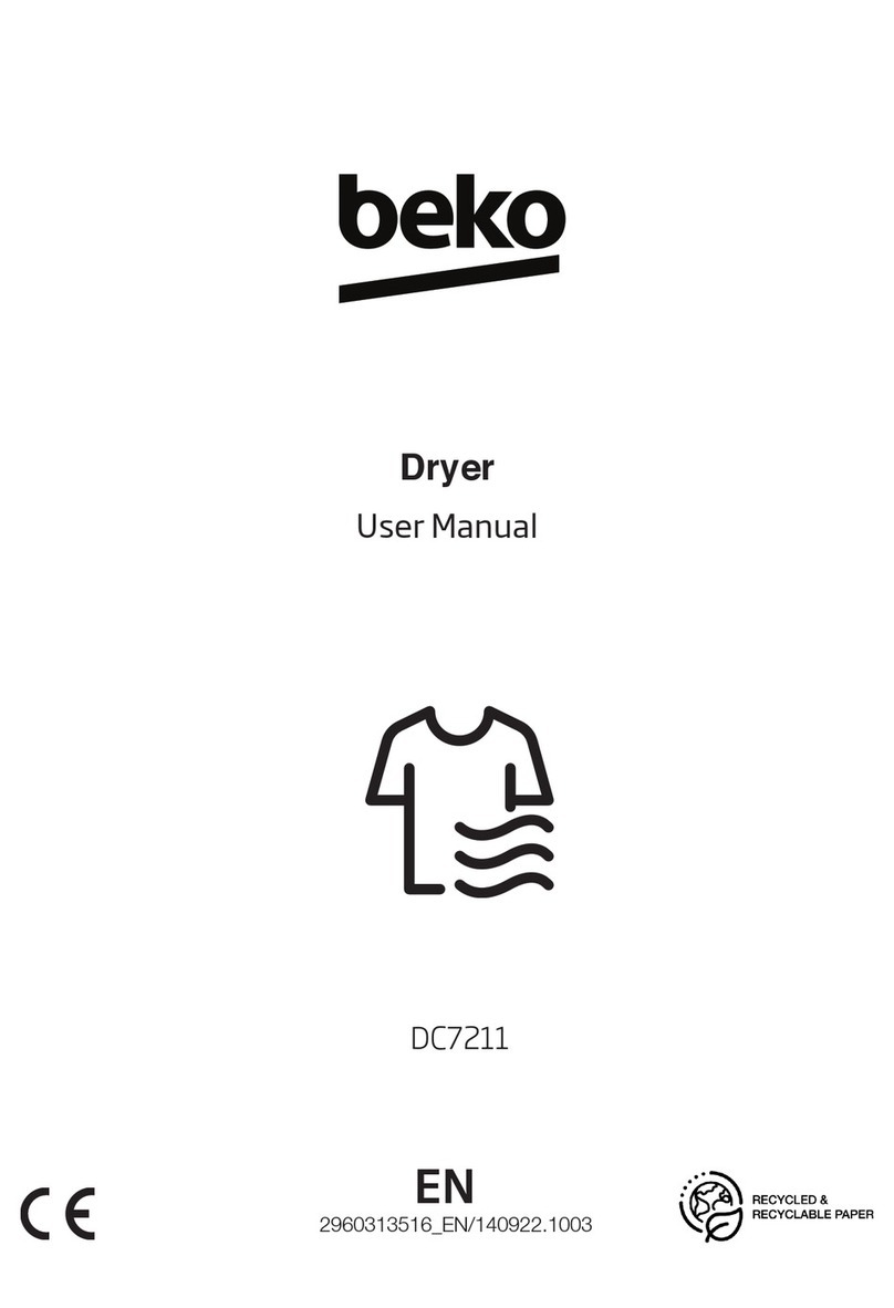 Beko DC7211 User manual
