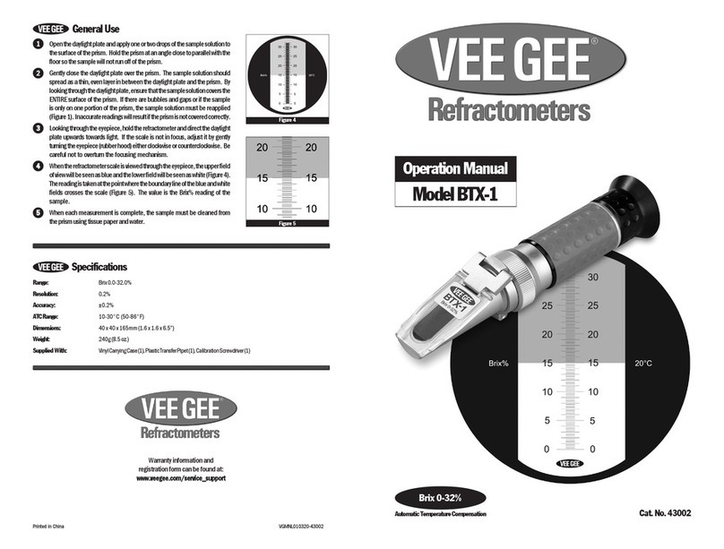 VEE GEE BTX-1 User manual