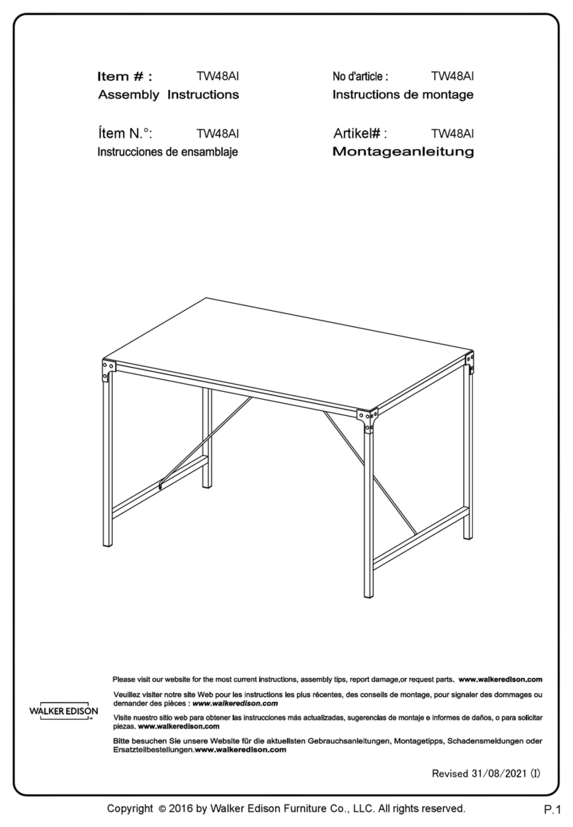 Walker Edison TW48AI User manual