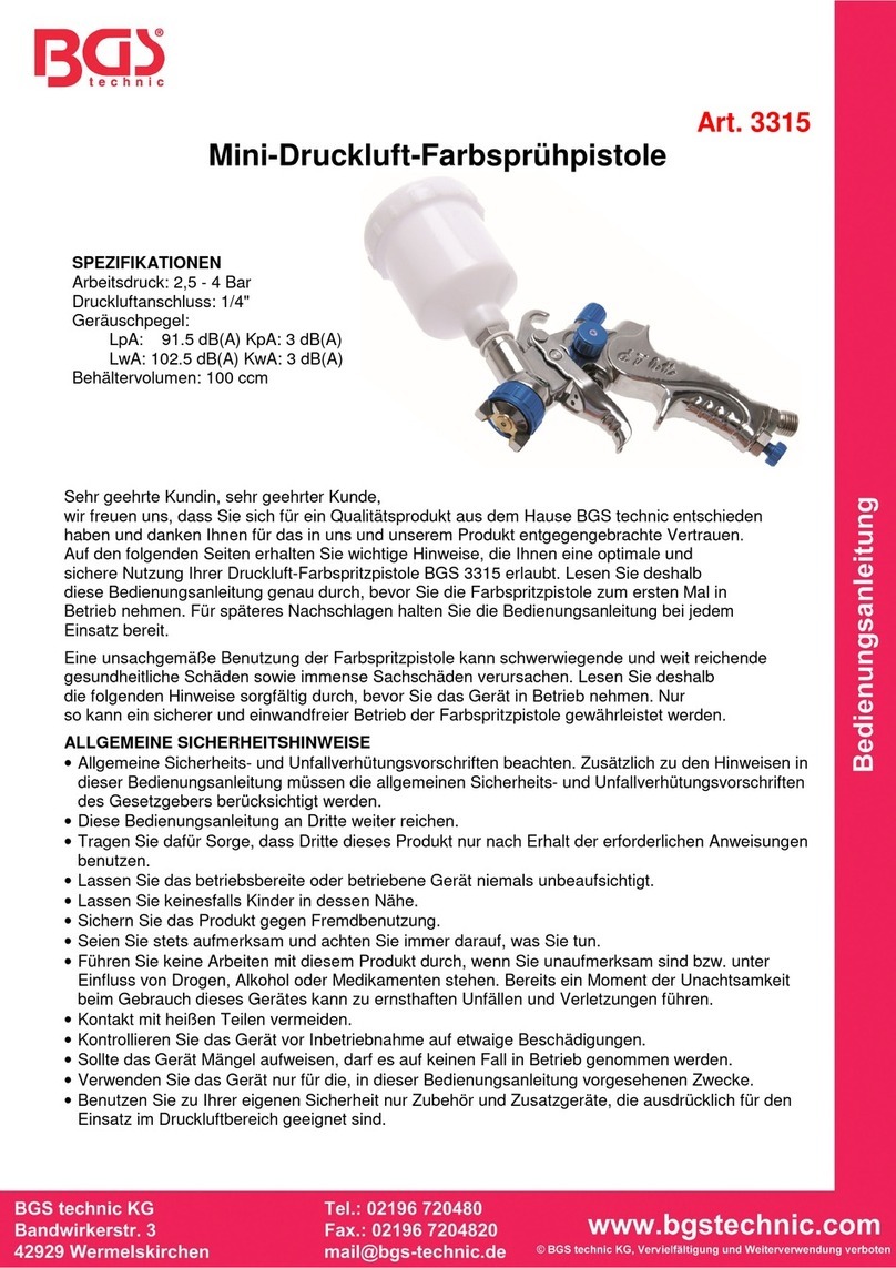 BGS technic 3315 User manual