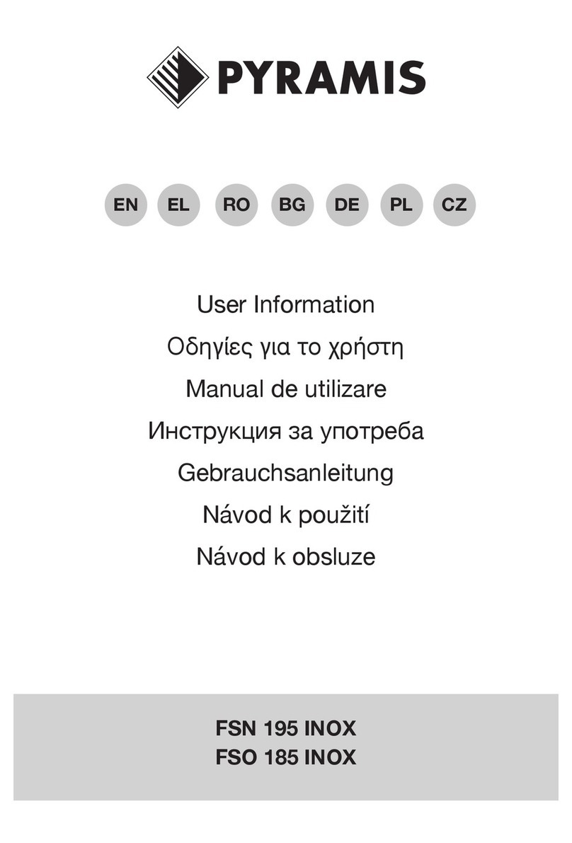 Pyramis FSN 195 INOX User information