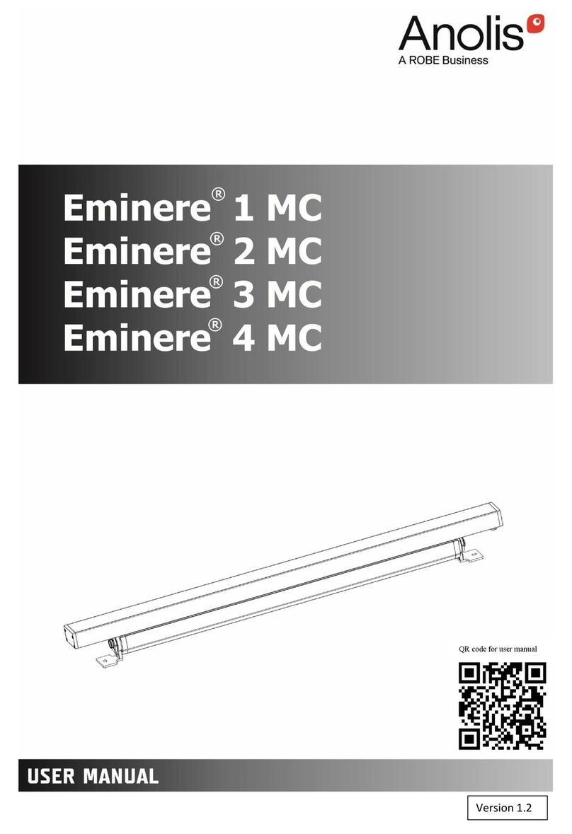 Robe Anolis Eminere 1 MC user manual