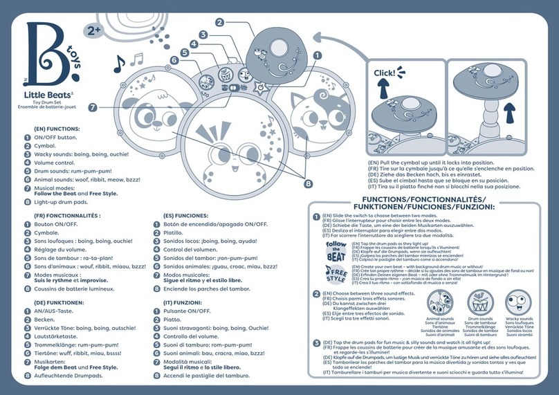 B.toys Little Beats User manual