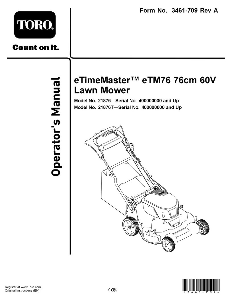 Toro eTimeMaster eTM76 User manual