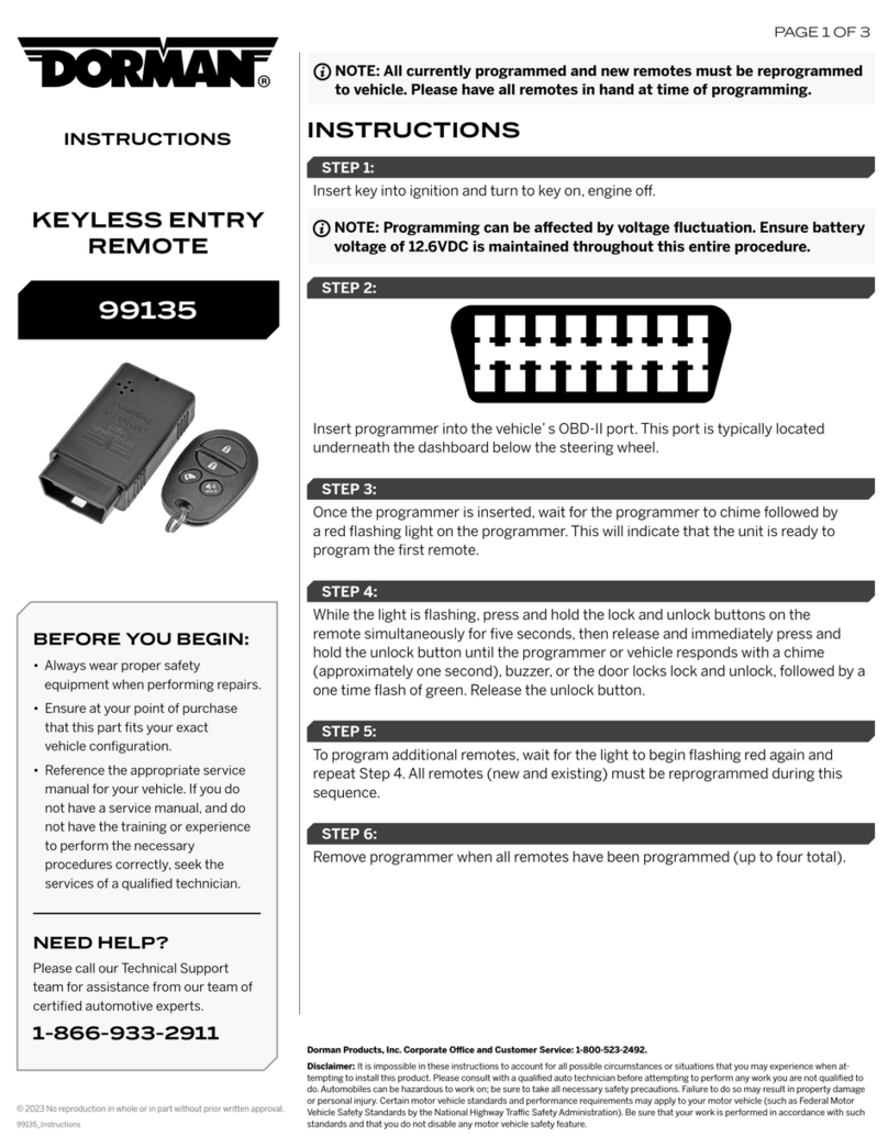 Dorman 99135 instructions