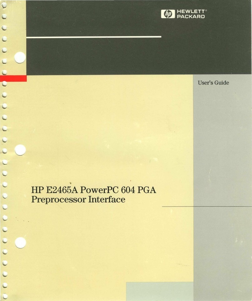 HP E2465A PowerPC 604 PGA user guide