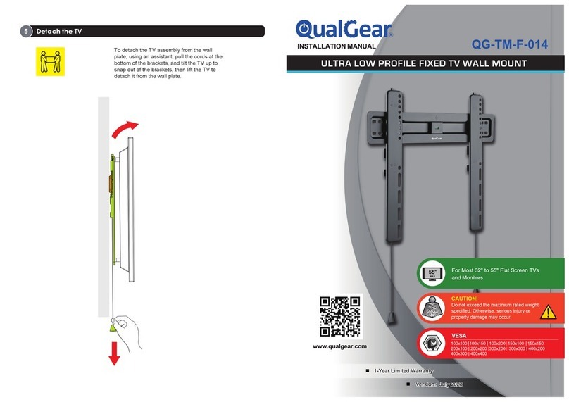 QualGear QG-TM-F-014 installation manual