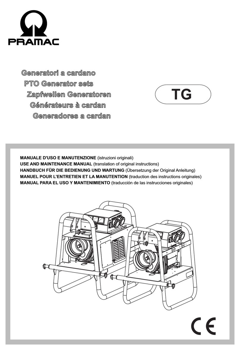 Pramac TG 12/3 User manual