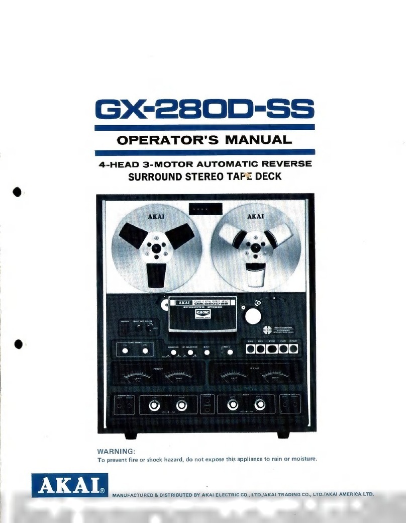 Akai GX-280D-SS User manual