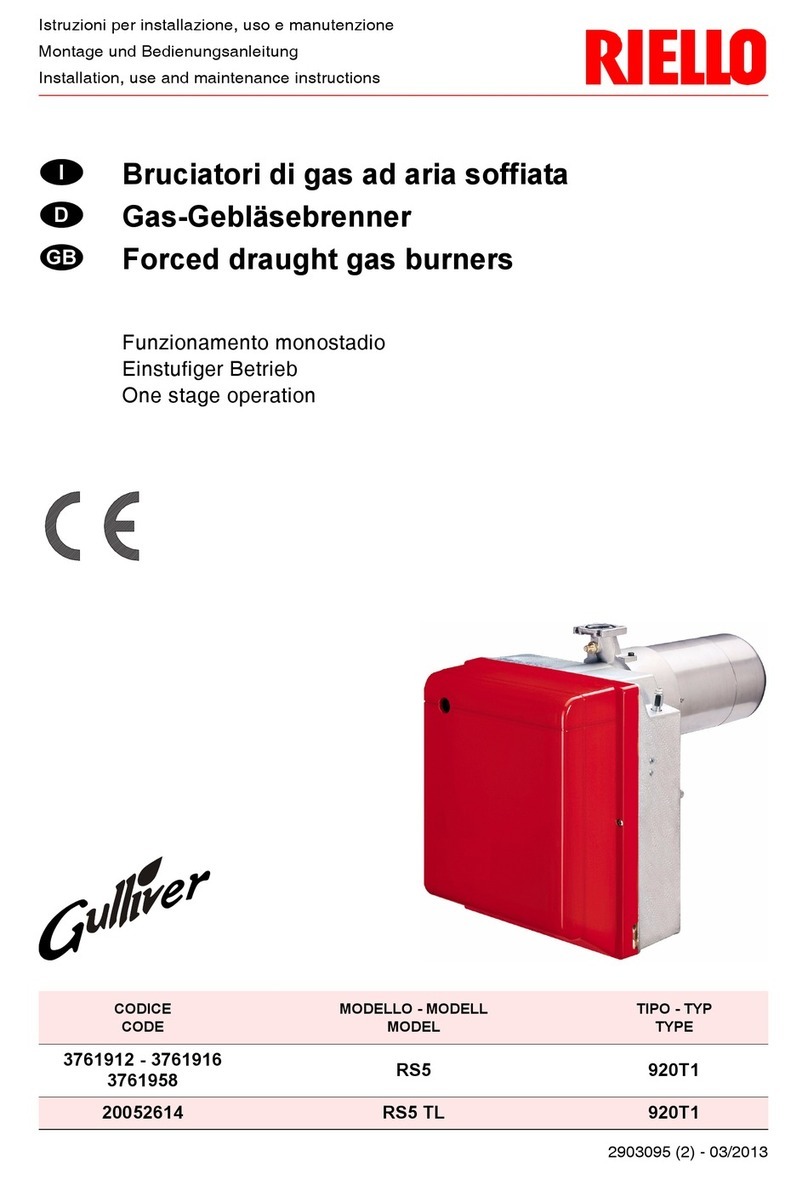 Riello RS5 TL Quick start guide