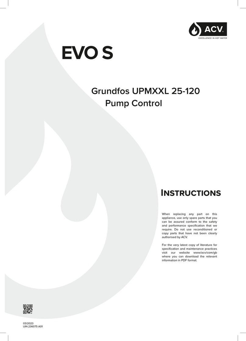 ACV EVO S Series instructions