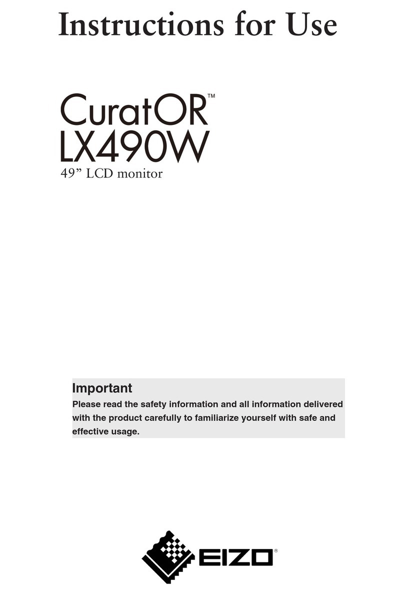 Eizo CuratOR LX490W User manual