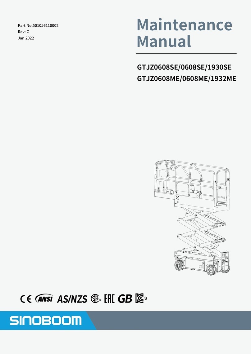 Sinoboom GTJZ1930SE Maintenance manual