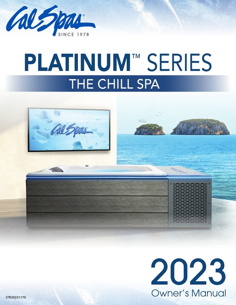 Calspas PLATINUM Series User manual