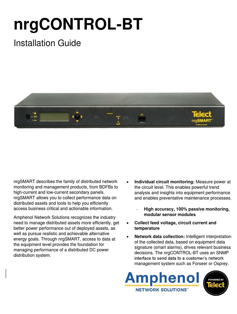 Amphenol nrgCONTROL-BT installation guide