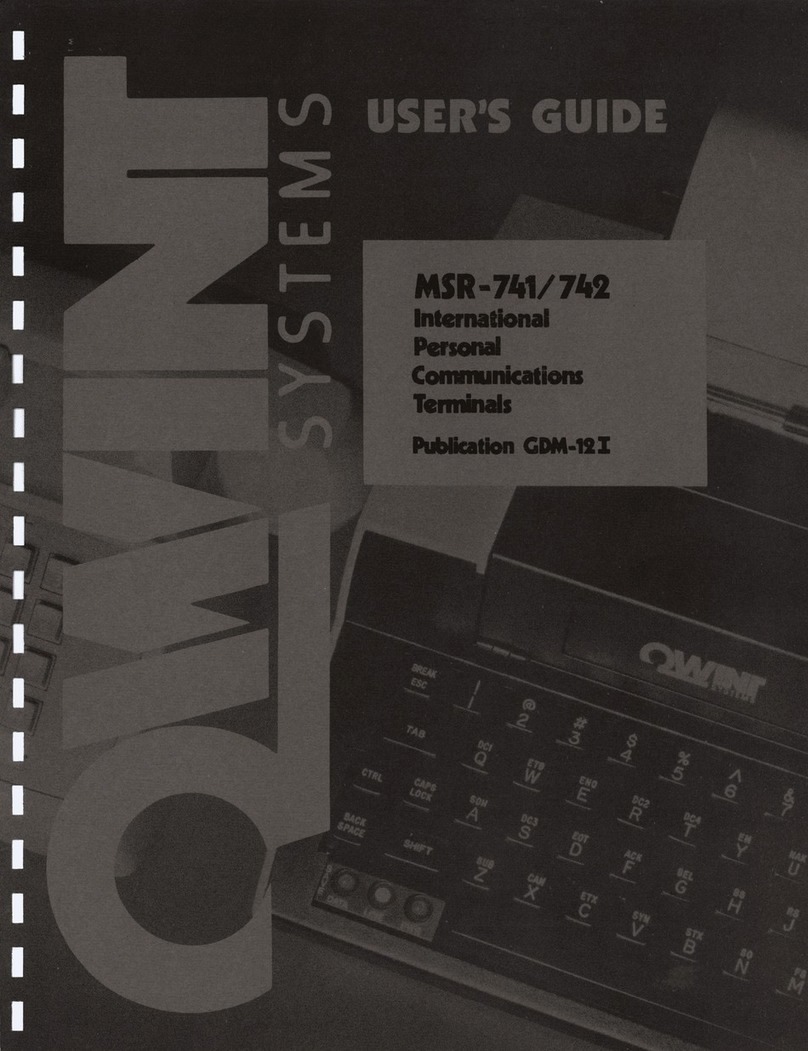 QWINT MSR-741 user guide