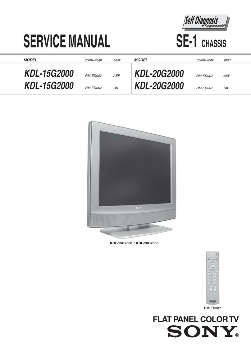 Sony Bravia KDL-15G2000 User manual