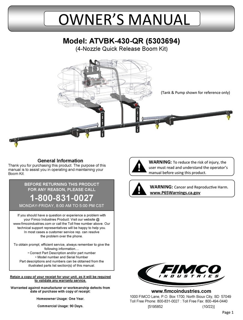 Fimco ATVBK-430-QR owner's manual