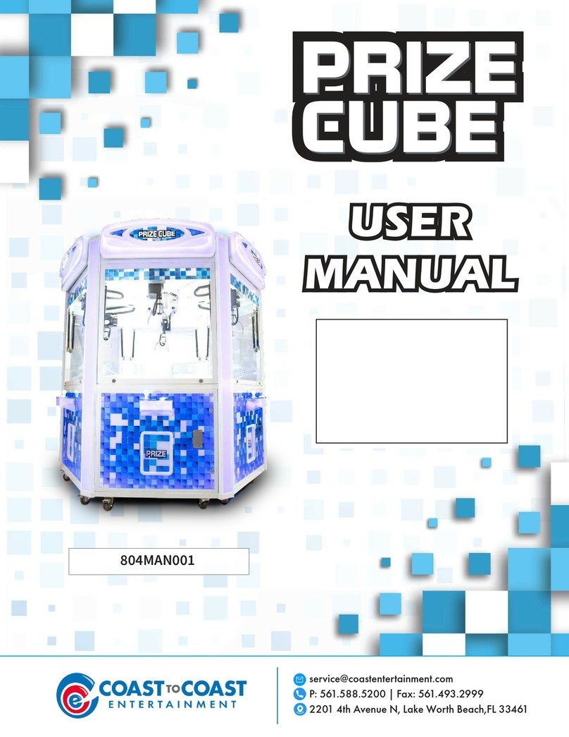 Coast to Coast PRIZE CUBE user manual