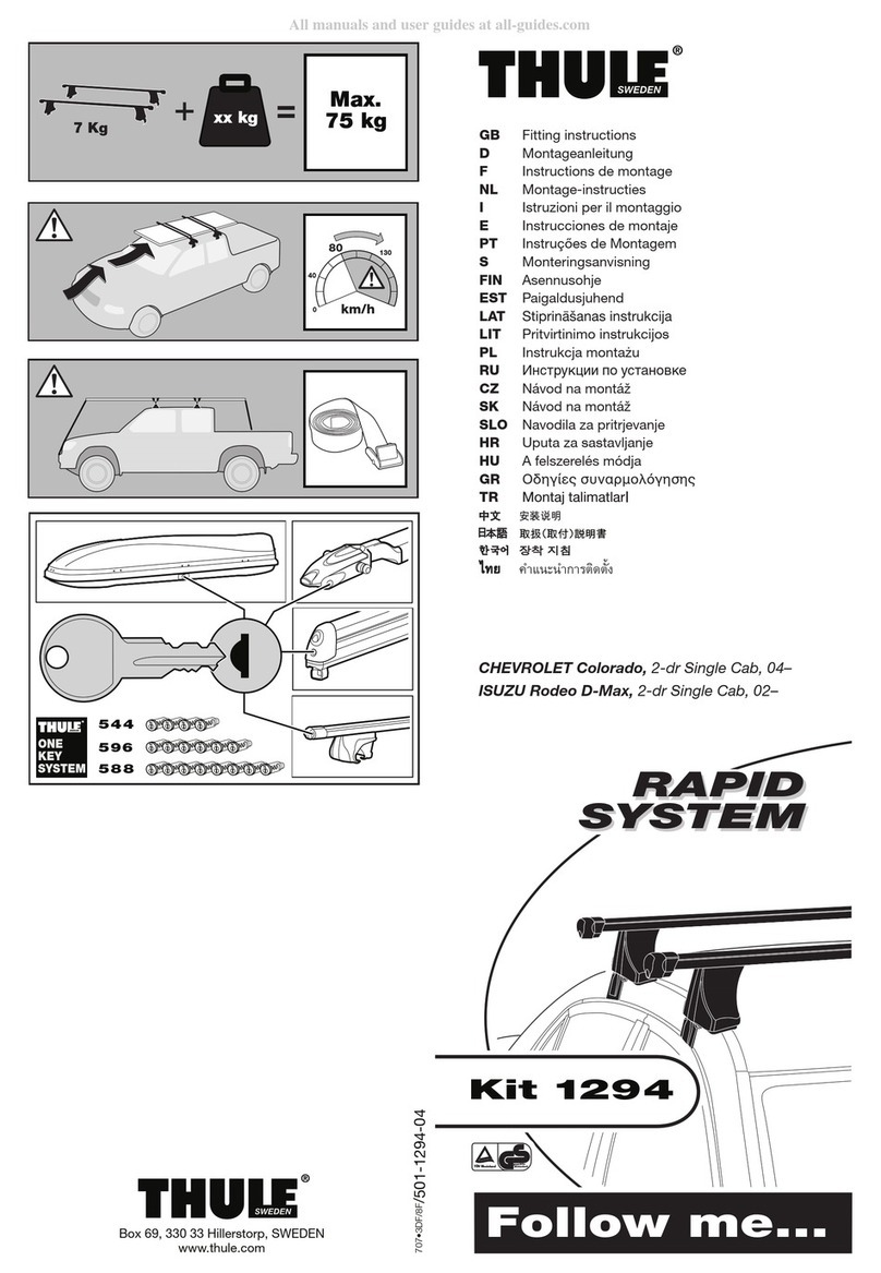 Thule 1294 Fitting instructions