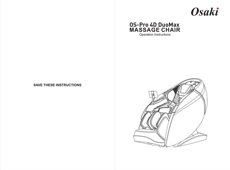 Osaki OS-Pro 4D DuoMax operating instructions