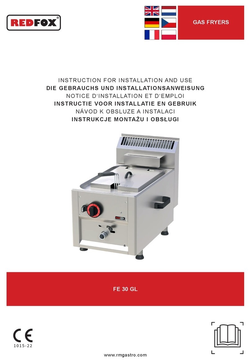 Redfox FE 30 GL Instructions for installation and use
