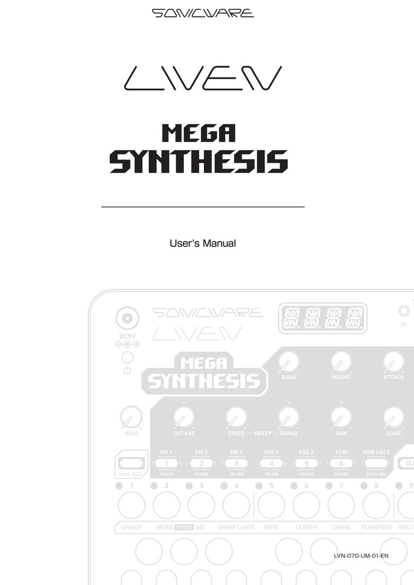 Sonicware LIVEN MEGA SYNTHESIS User manual