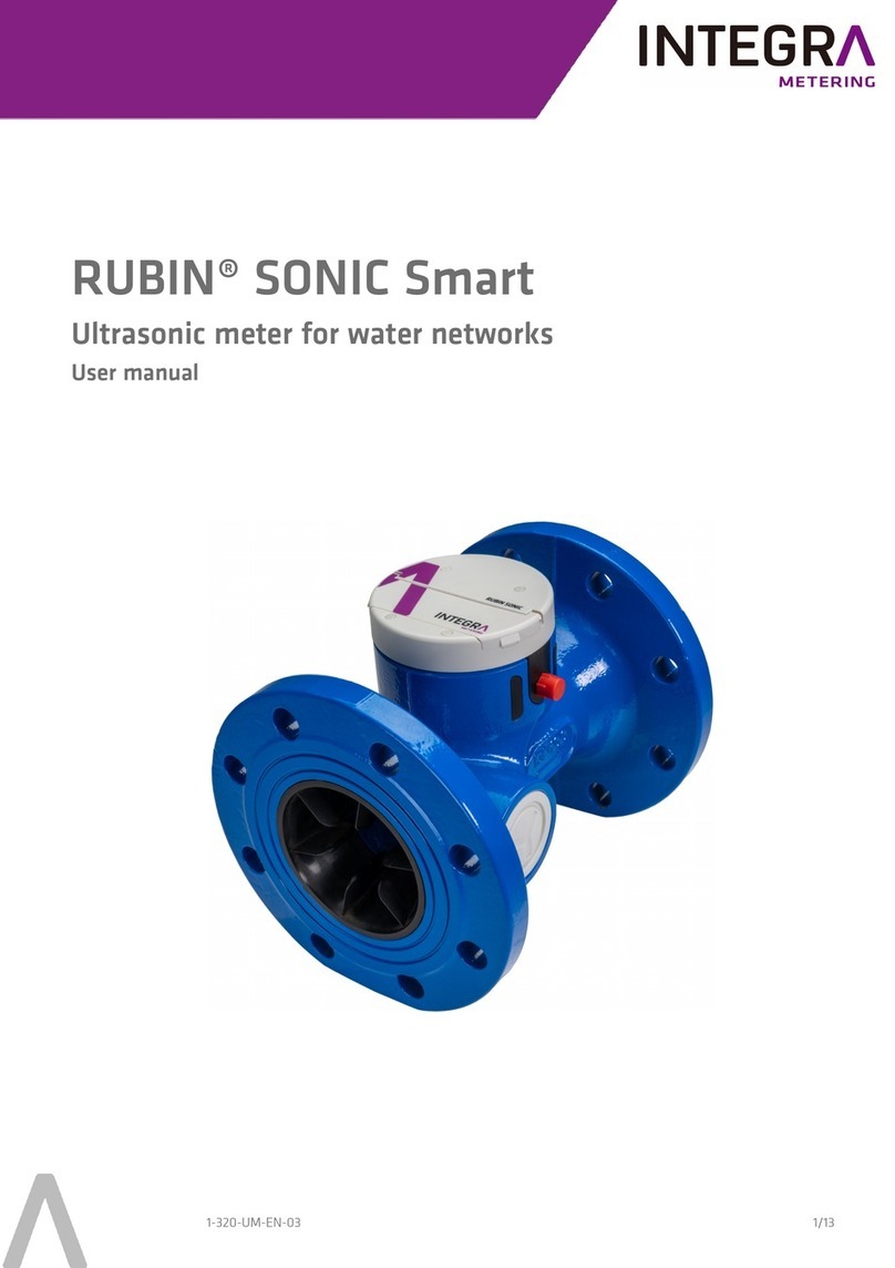 INTEGRA Metering RUBIN SONIC Smart user manual